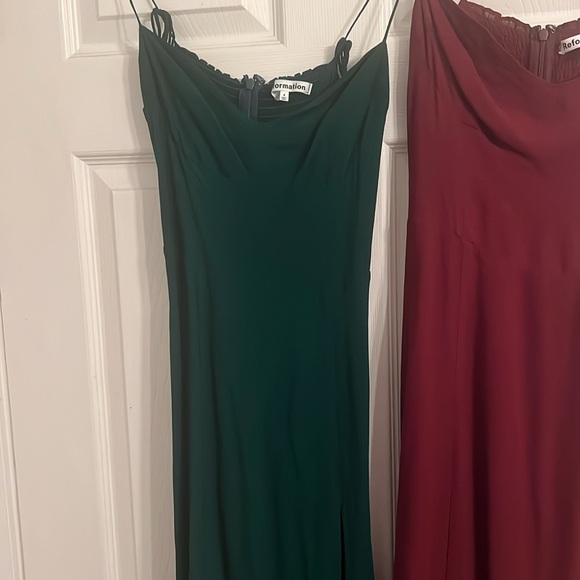 Elegant Green Reformation Dress - Picture 3 of 3